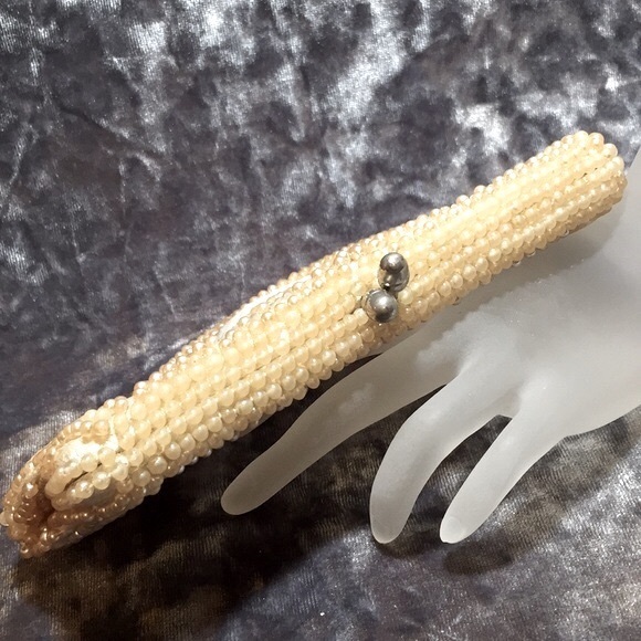 Vintage Beaded La Regale Evening Bag Clutch - Picture 8 of 12